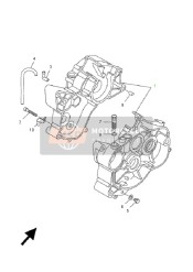 9011006X7600, Boulon,  Tete Hexagon, Yamaha, 2